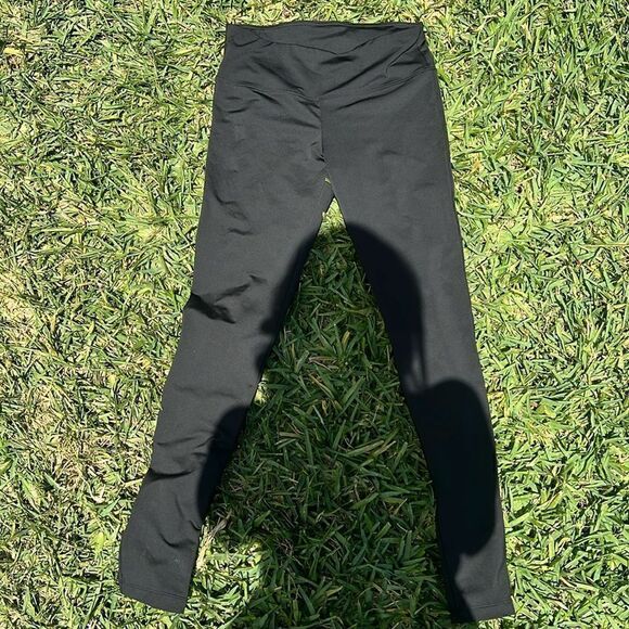 Black Leggings - Plain No Tags - Size Medium - Excellent Condition - Picture 1 of 3